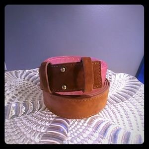 Brown suede Banana Republic belt